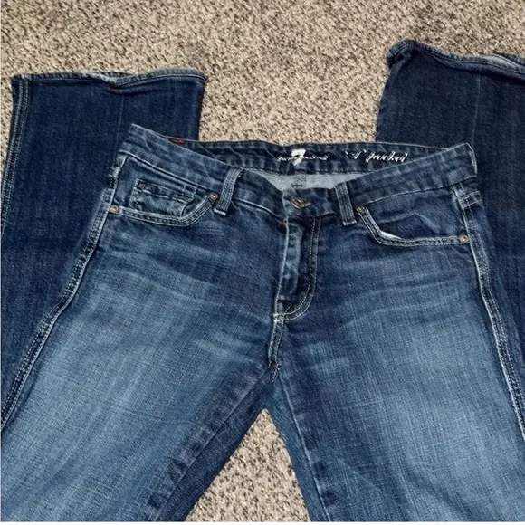 7 for all mankind - bootcut jeans - 27 - Picture 2 of 6